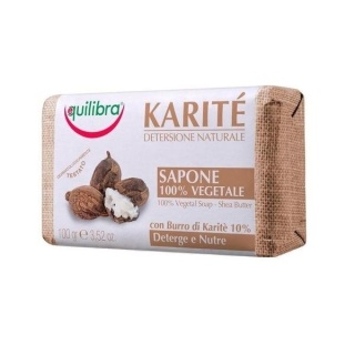 Equilibra Karite Mydło w kostce z masłem Shea 100g