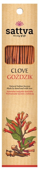 Goździk Kadzidełka Naturalne Sattva Incense, 30g