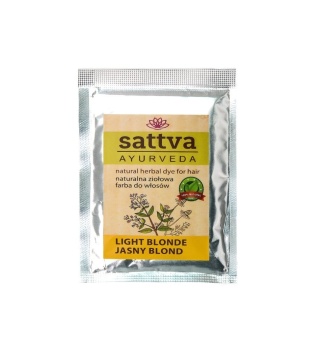 Henna Jasny Blond, Naturalna Farba do Włosów, Sattva, 10g
