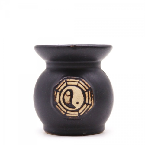 Kominek Ceramiczny Yin Yang Czarny