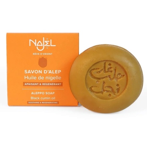 Mydło Aleppo z Olejem z Czarnuszki, Najel, 100g