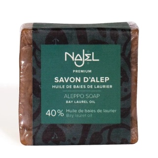 Mydło Oliwkowo-Laurowe Aleppo 40% Oleju Laurowego, Najel