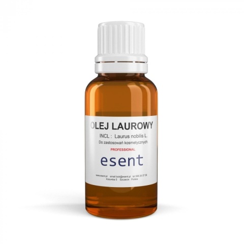 Olej Laurowy 100%, na Trądzik, Łupież, Esent, 20ml