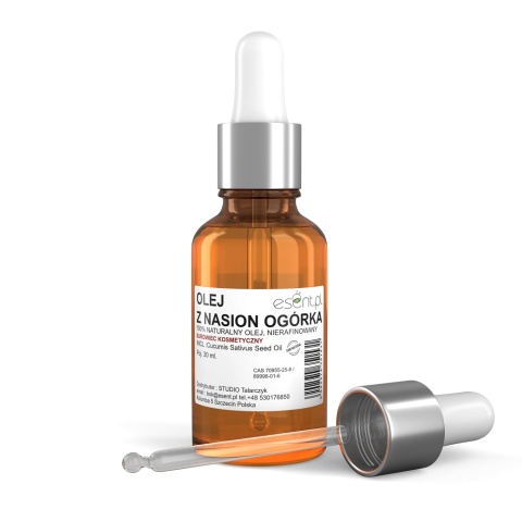 Olej z Nasion Ogórka (Nierafinowany), Esent, 30ml