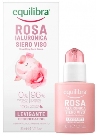 Różane Serum Wygładzające z Kwasem Hialuronowym, Equilibra