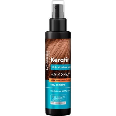 Spray do Włosów z Keratyną do Włosów Matowych Dr.Sante Keratin