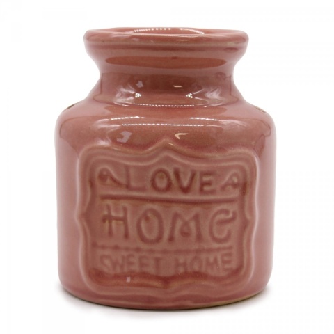 Kominek Zapachowy Ceramiczny HOME Różowy, 9cm