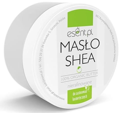 Masło Shea nierafinowane ORGANIC, Esent, 200 ml