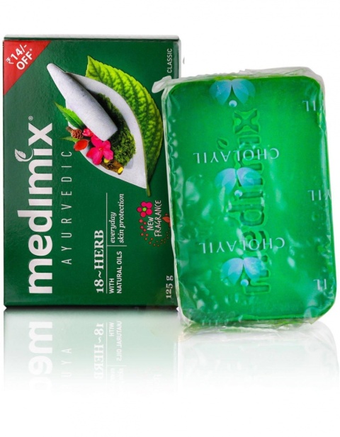 Mydełko 18 Ziół do Pielęgnacji Skóry Wrażliwej Medimix, 125g
