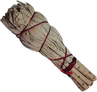 Naturalne Kadzidło - Mini Pochodnia Biała Szałwia 10 cm