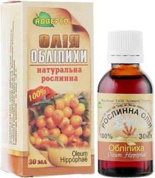 Olej z Rokitnika, 100% Naturalny, Adverso, 30ml