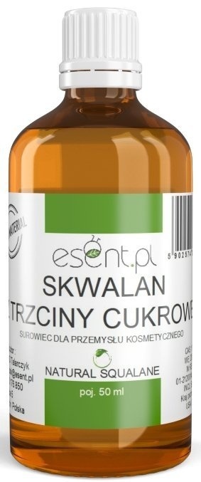 Skwalan z Trzciny Cukrowej, Esent, 50ml