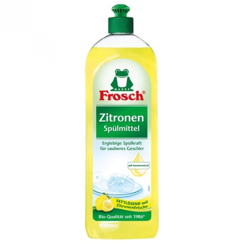 Cytrynowy płyn do mycia naczyń, FROSCH, 750ml