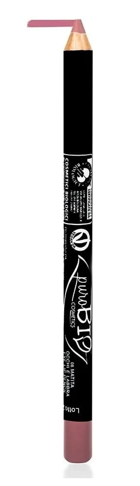 Konturówka LIP EYE 08, "Różowy ślaz", PuroBIO
