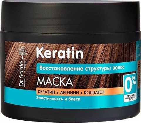 Maska z Keratyną do Włosów Matowych i Łamliwych Dr.Sante Keratin, 300ml