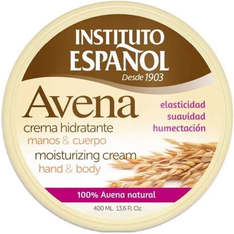 Natłuszczający krem do ciała i rąk na bazie wyciągu z owsa, INSTITUTO ESPANOL AVENA, 50 ml