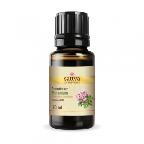 Olejek Eteryczny Geraniowy, Sattva, 10 ml