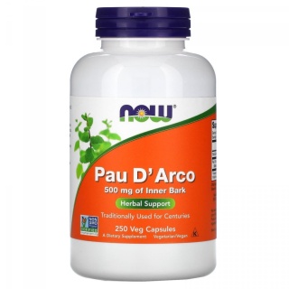 Pau D'arco 500 mg Now Foods, 250 kapsułek
