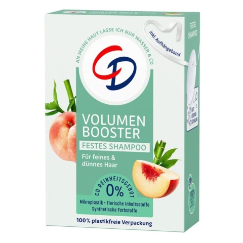Szampon zwiększający objętość w kostce Brzoskwinia, CD, 75 g