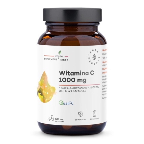 Witamina C 1000 mg, Aura Herbals, 60 kapsułek