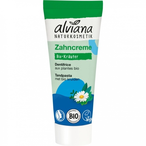 Ziołowa Pasta do zębów z rumiankiem, ALVIANA