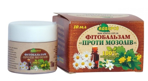 Balsam do Stóp na Odciski, 100% Naturalny, Adverso, 10ml