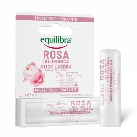 Balsam różany do ust Equilibra, 5.5ml