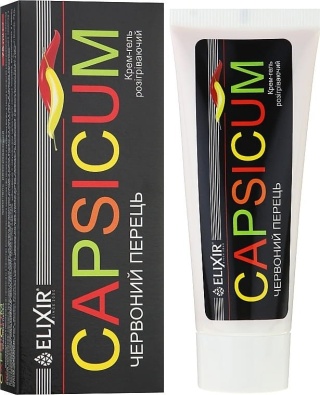 Capsicum Rozgrzewający Krem-żel z Czerwoną Papryką, Elixir, 75ml