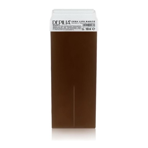 DEPILIA Wosk do depilacji w rolce - MASŁO SHEA, 100ml