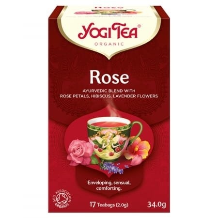 Herbata RÓŻA, Yogi Tea,17x2g