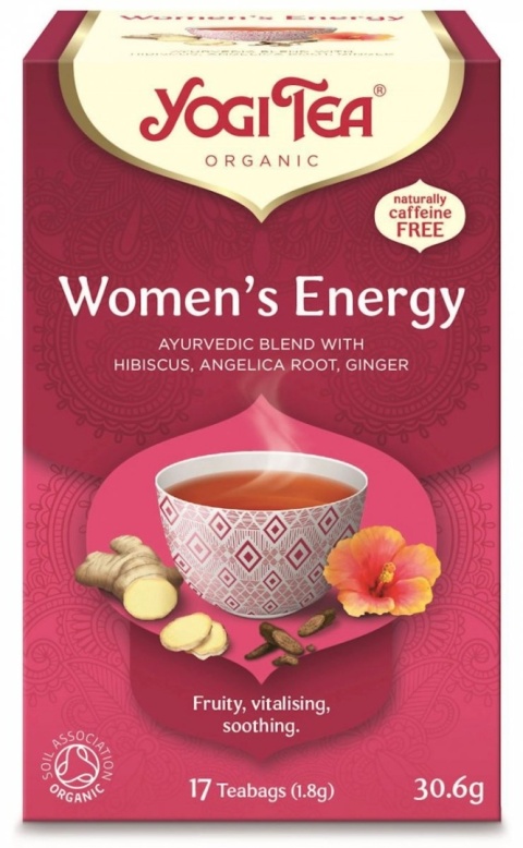 Herbata dla kobiety - Energia, WOMEN'S ENERGY, Yogi Tea, 17x1,8g