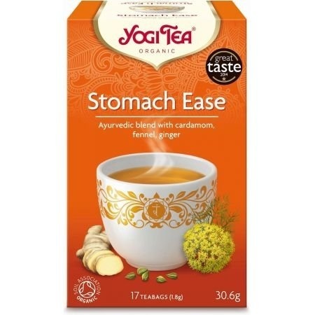 Herbata ułatwiająca trawienie STOMACH EASE, Yogi Tea, 17x1,8g