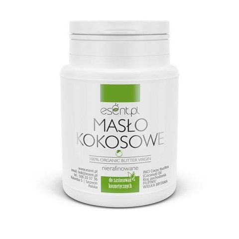 Masło Kokosowe nierafinowane VIRGIN organic, Esent, 470 ml