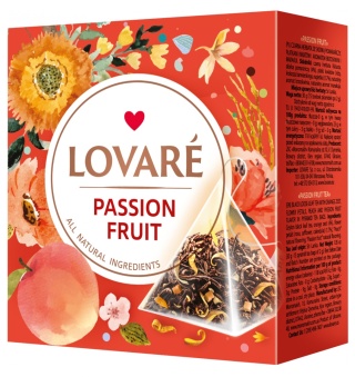 Mieszanka herbat z dodatkami „Passion Fruit" Lovare (2g х 15 piramidek)