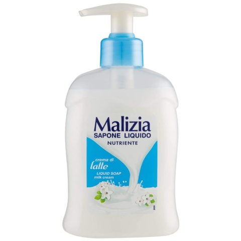 Mydło w płynie Proteiny Mleka CREMA DI LATTE, Malizia, 300ml