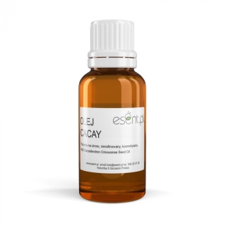 Olej Cacay nierafinowany, tłoczony na zimno, Esent, 20 ml