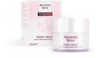 Różany Krem do twarzy na noc, Diamond Rose, 50ml