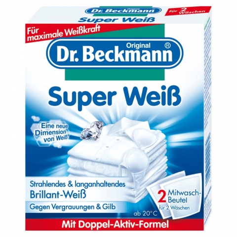 Saszetki Wybielające Super Weiss, Dr. Beckmann, 2x40g