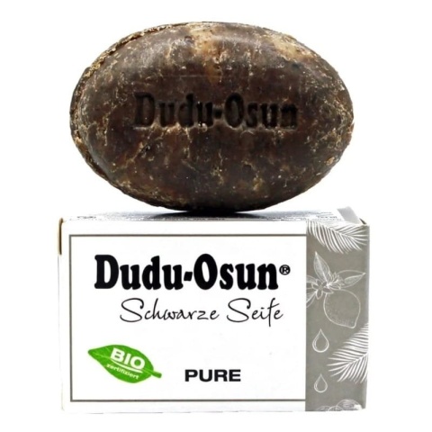 Afrykańskie czarne mydło PURE, naturalne, ekologiczne, bezzapachowe, Dudu-Osun, 25g