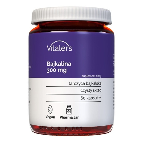 Bajkalina (Tarczyca bajkalska) 300 mg, Vitaler's, 60 kapsułek