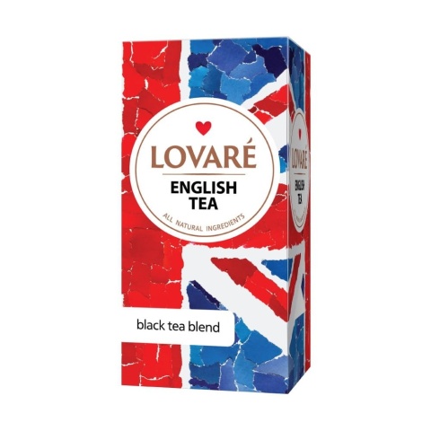 Czarna herbata „ENGLISH TEA" Lovare, 24 torebki po 2g