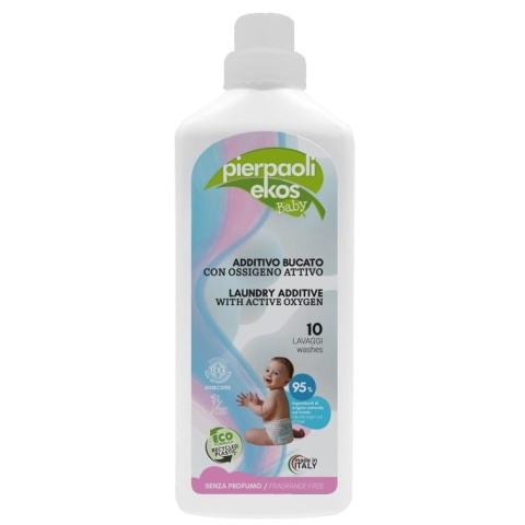 Dodatek do prania z aktywnym tlenem, bezzapachowy, Pierpaoli Ekos Baby, 1 litr