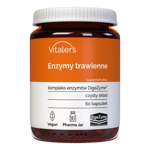 Enzymy trawienne, Vitaler's, 60 kapsułek