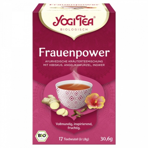 Herbata Energia dla kobiet, Yogi Tea, 17 torebek