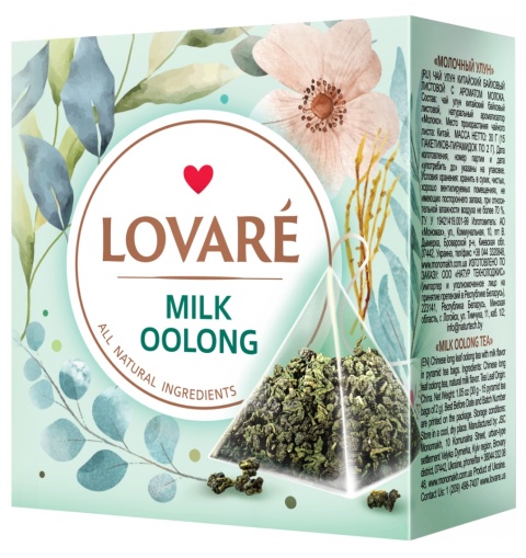 Herbata zielona „Milk Oolong" Lovare (2g х 15 piramidek)