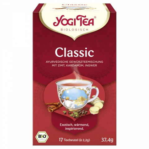 Klasyczna herbata BIO, Yogi Tea, 17 torebek