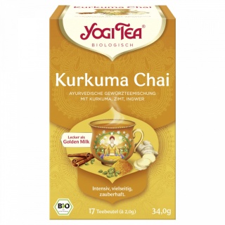 Kurkuma Chai Bio Herbata Yogi Tea, 17 torebek
