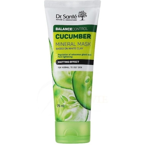 Mineralna Maseczka do Twarzy z Ogórkiem, Dr. Sante Cucumber Balance Control Mineral Mask