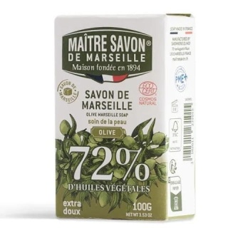 Mydło prowansalskie Oliwka 72%, Maitre Savon, 100g
