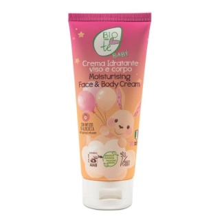 Nawilżający krem do twarzy i ciała dla dzieci i niemowląt, Pierpaoli Biocontè Baby, 100ml